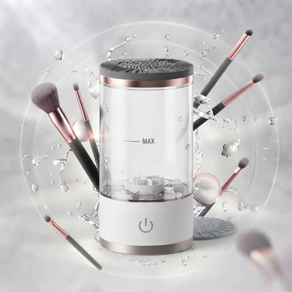 Automatic Makeup Brush Cleaner | Deep Cleans and Dries All Brush Types in Just Minutes for Flawless Application