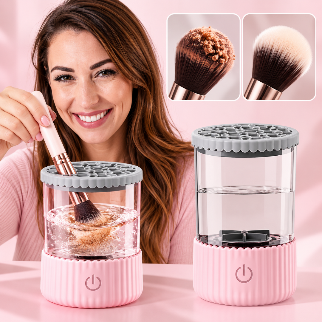 Automatic Makeup Brush Cleaner | Pristine Professional Results in 60 Seconds — Clinically Proven Effective