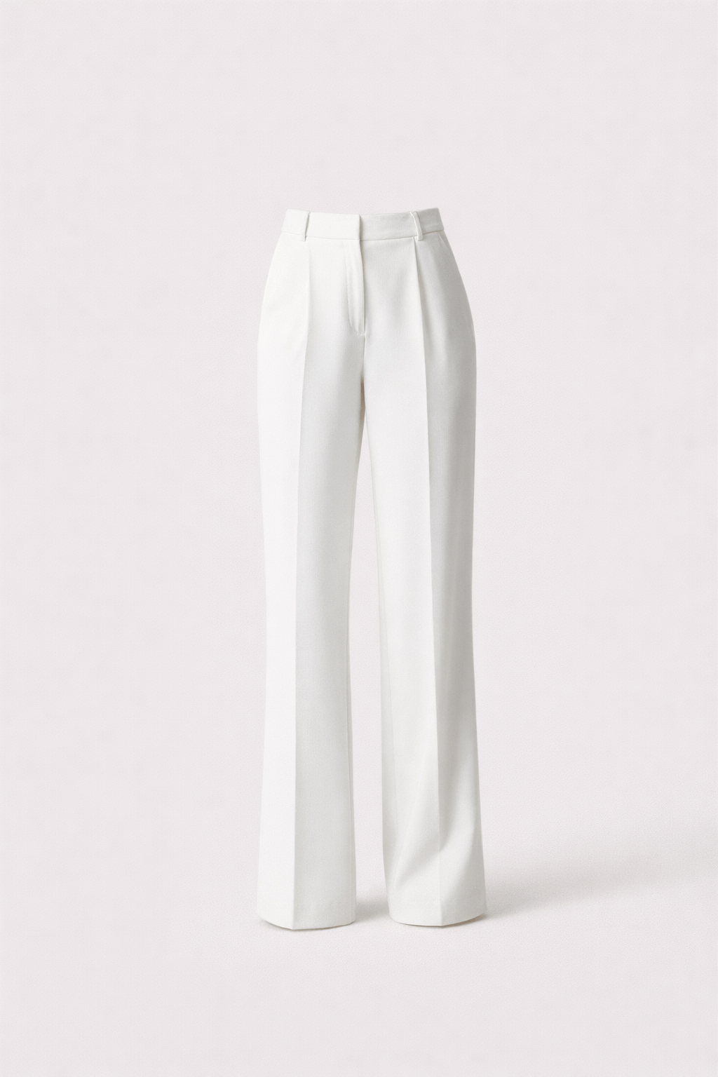 Adaline High-Waisted Wide Leg Trousers with Side Pockets