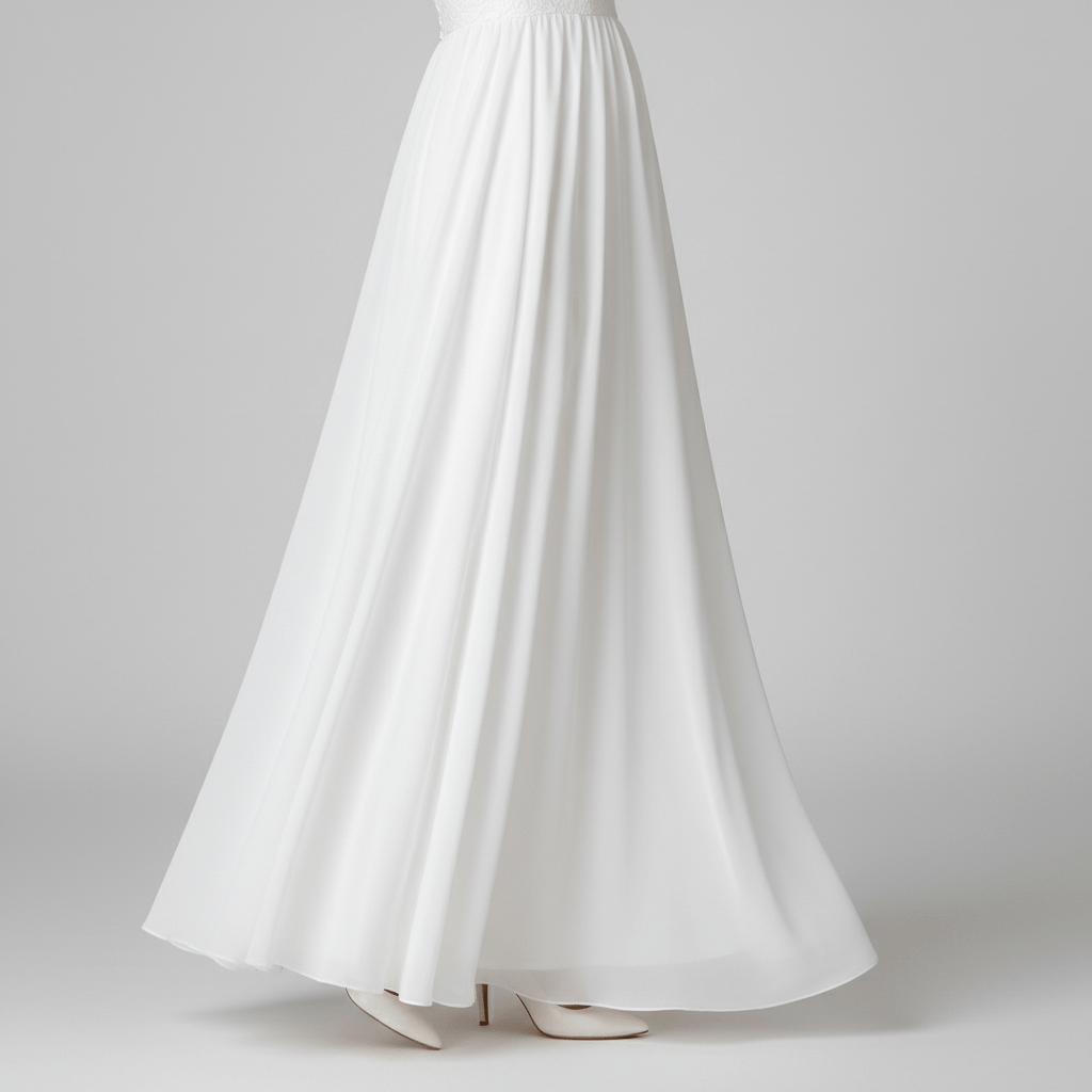 Alva Long Sleeve Lace Maternity Maxi Dress in White