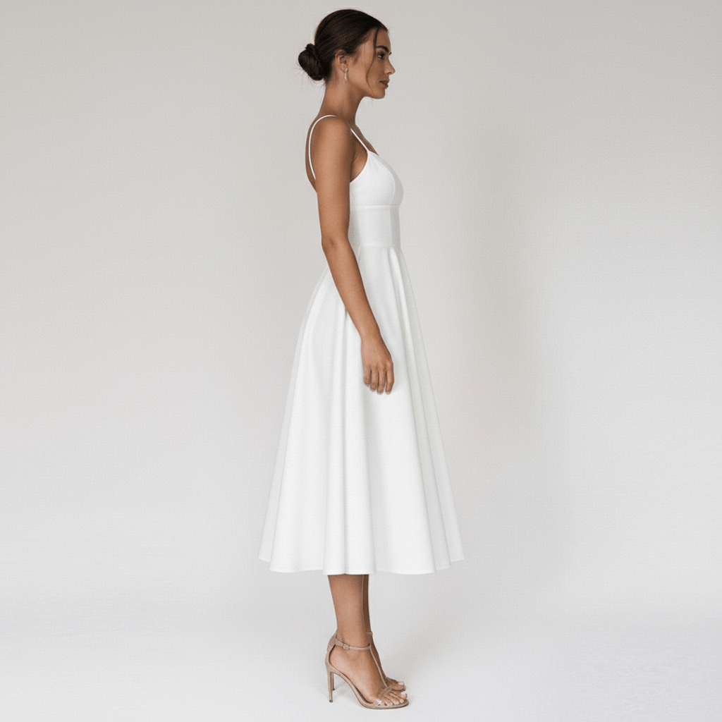 Bettina Sweetheart Neck Cocktail Dress with Spaghetti Straps