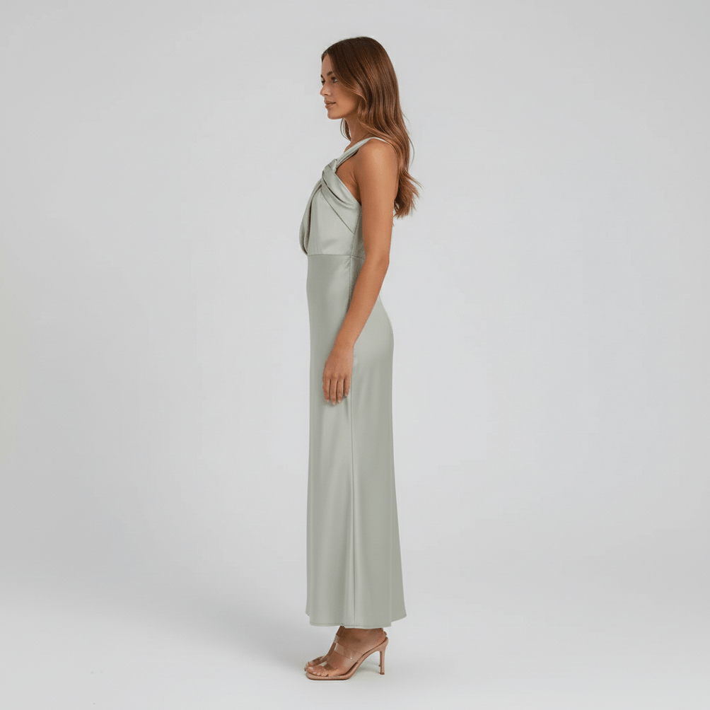 Juliana Elegant Satin Wedding Guest Dress for Women