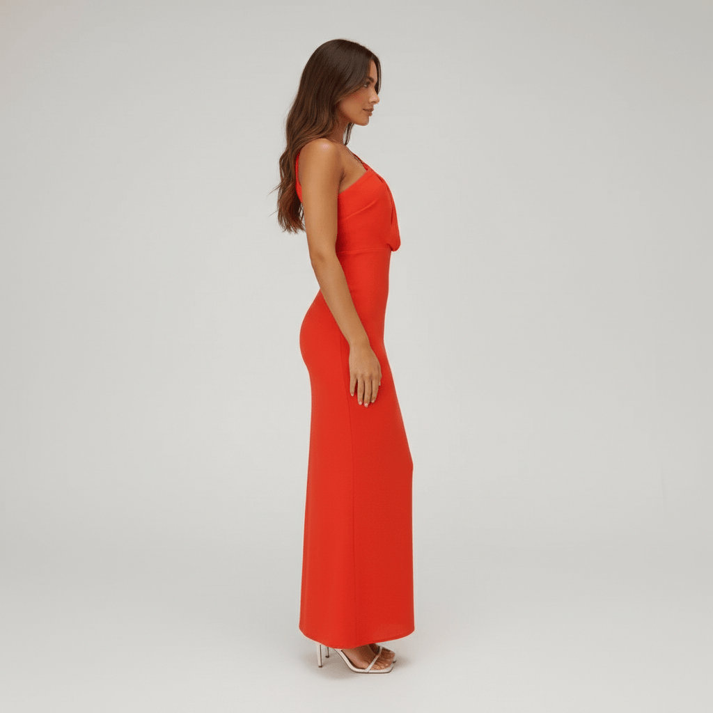 Juliana Elegant Satin Wedding Guest Dress for Women