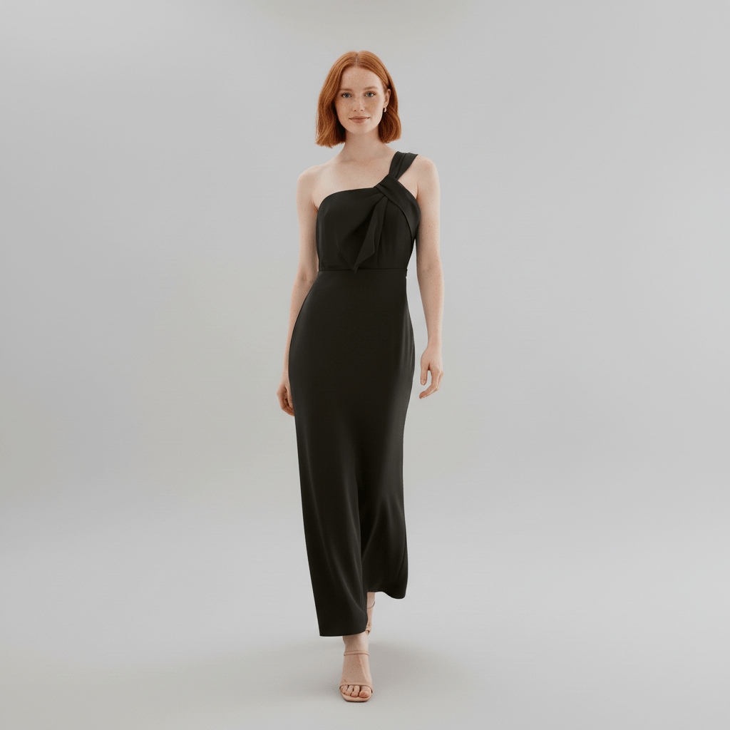 Juliana Elegant Satin Wedding Guest Dress for Women
