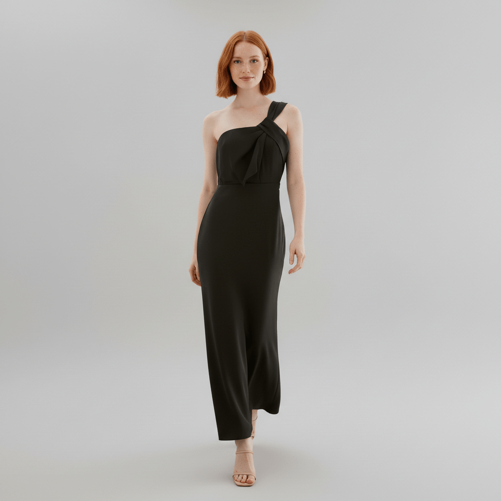 Juliana Elegant Satin Wedding Guest Dress for Women