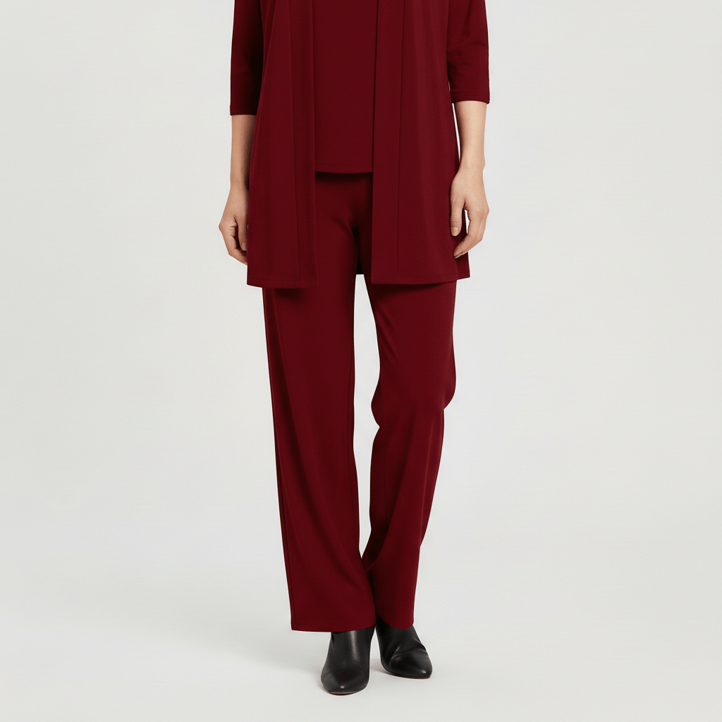 Ruth Two Piece Set Open Front Cardigan and Wide-Leg