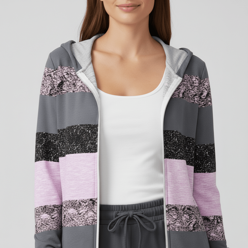 Sophie Two Piece Set with Hooded Cardigan and Jogger Pants