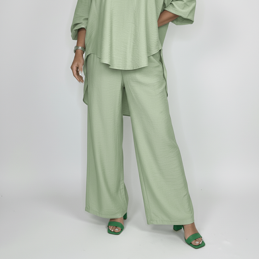 Susannah Two Piece Set Loose Top and Wide Leg Pants
