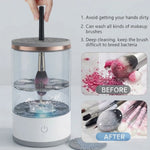 Automatic Makeup Brush Cleaner | Deep Cleans and Dries All Brush Types in Just Minutes for Flawless Application