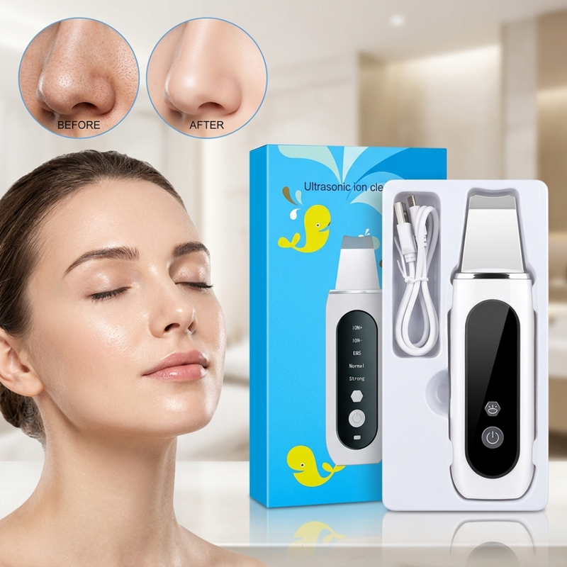 Ultrasonic Ion Cleaner | Deep Cleans Pores and Restores Radiant Skin in 93% of Women in Just 3 Days