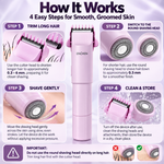 2-in-1 Double Head Electric Hair Remover | Painless Hair Removal in Seconds — Expert approved precision technology
