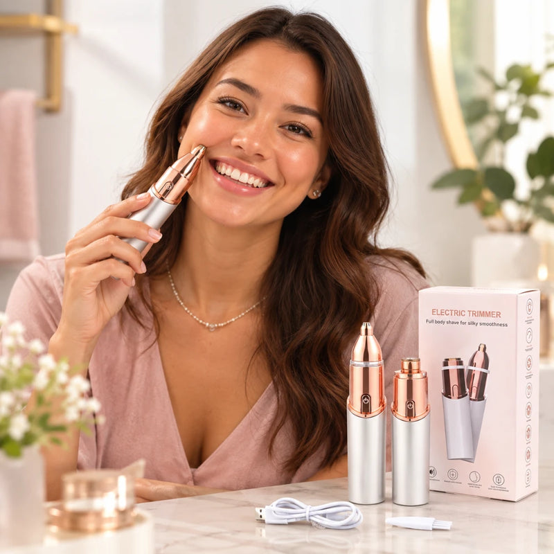 Electric Trimmer 2 IN 1 | Effortlessly Erases Unwanted Facial & Body Hair in Seconds with Zero Irritation