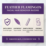 Facial Body Hair Razor | Eliminates Peach Fuzz and Facial Hair in 4 Seconds for Flawless Skin