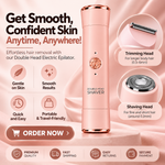 Double Head Electric Epilator | Smooth Skin That Lasts for Weeks — Easy Hair Removal at Home