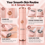 Double Head Electric Epilator | Smooth Skin That Lasts for Weeks — Easy Hair Removal at Home