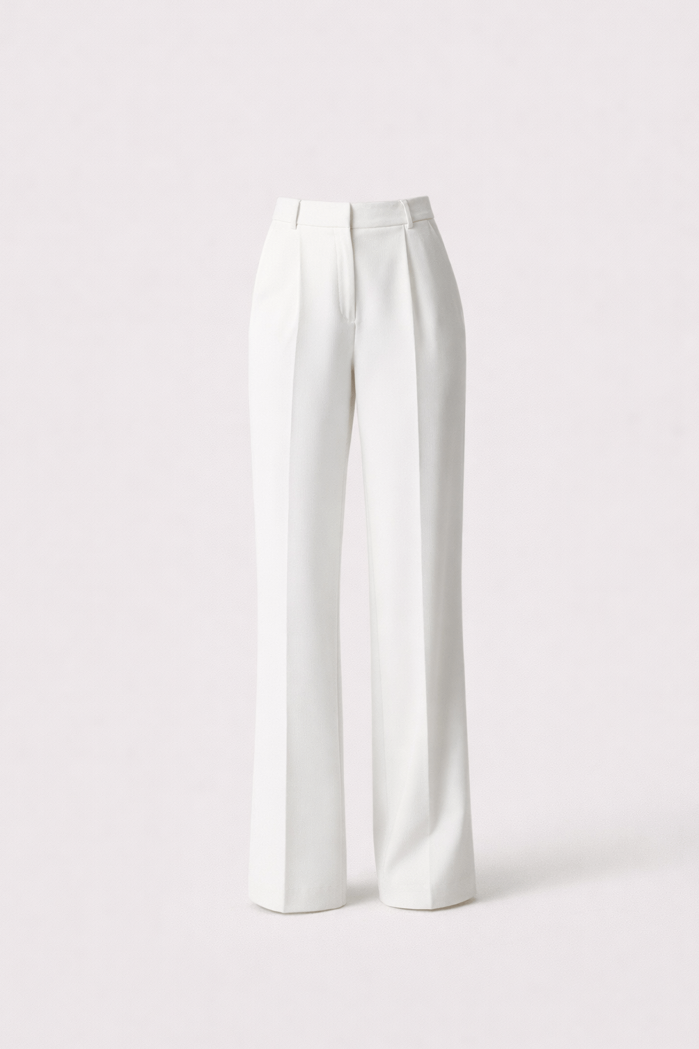 Adaline High-Waisted Wide Leg Trousers with Side Pockets