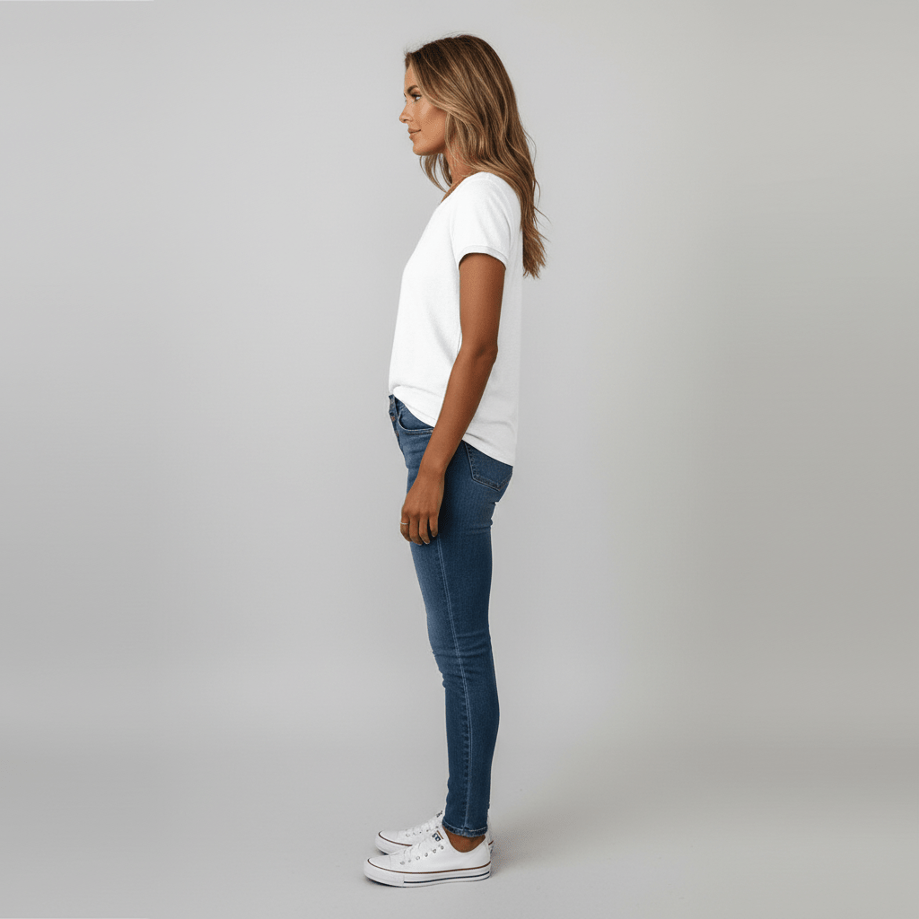 Claudia Short Sleeve V-Neck Blouse with Cuff Detail