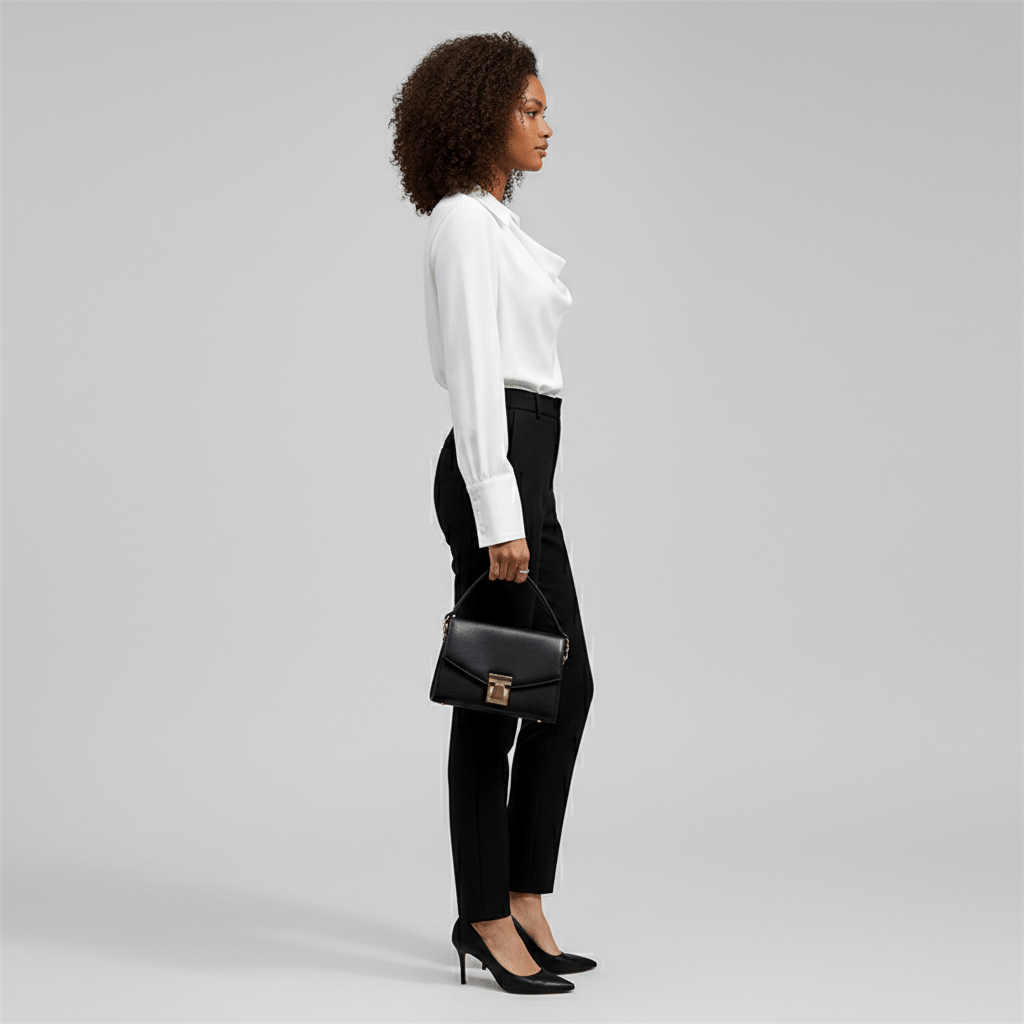 Lenora Cowl Neck Blouse with Long Sleeves for Women