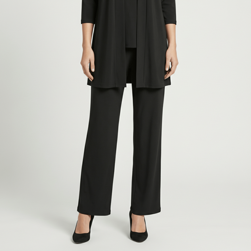 Ruth Two Piece Set Open Front Cardigan and Wide-Leg