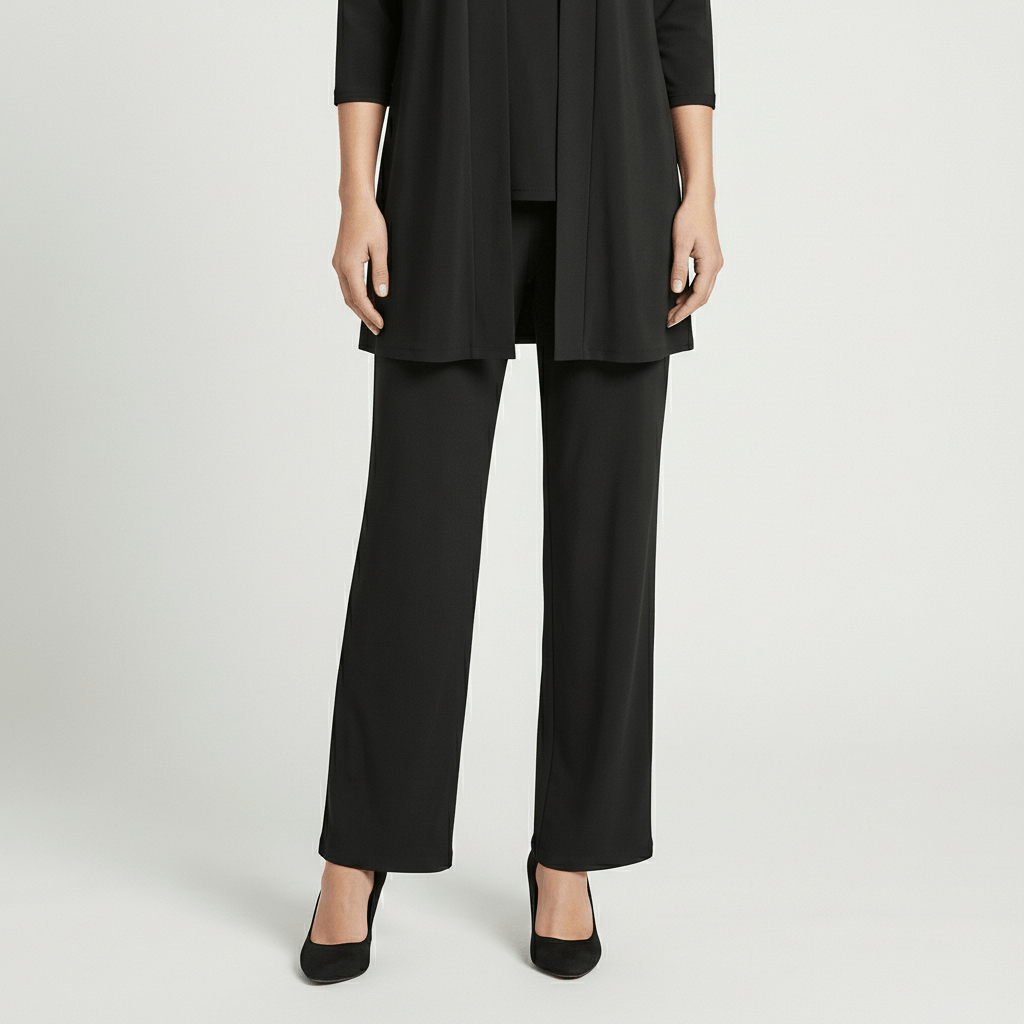 Ruth Two Piece Set Open Front Cardigan and Wide-Leg