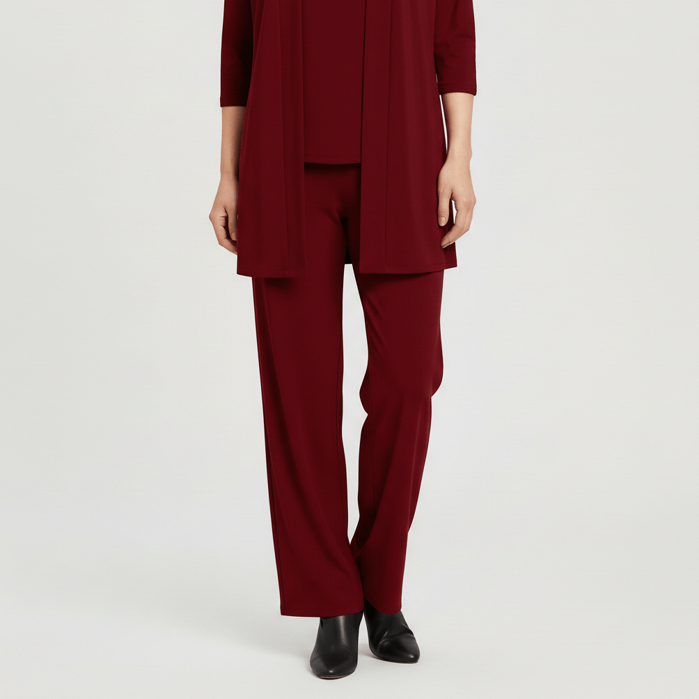 Ruth Two Piece Set Open Front Cardigan and Wide-Leg