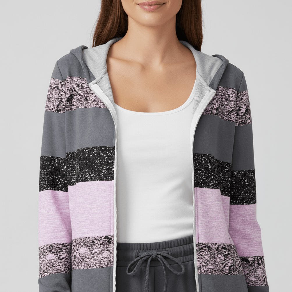 Sophie Two Piece Set with Hooded Cardigan and Jogger Pants