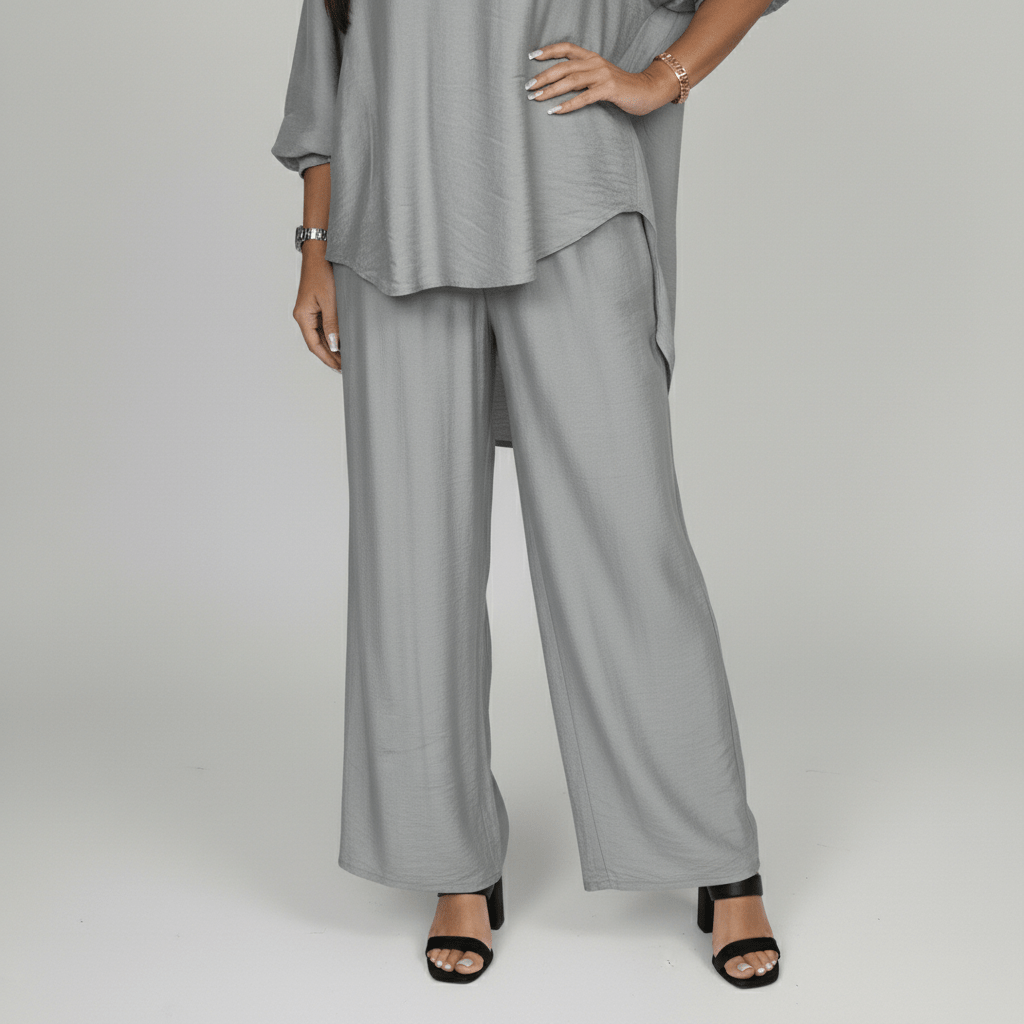 Susannah Two Piece Set Loose Top and Wide Leg Pants