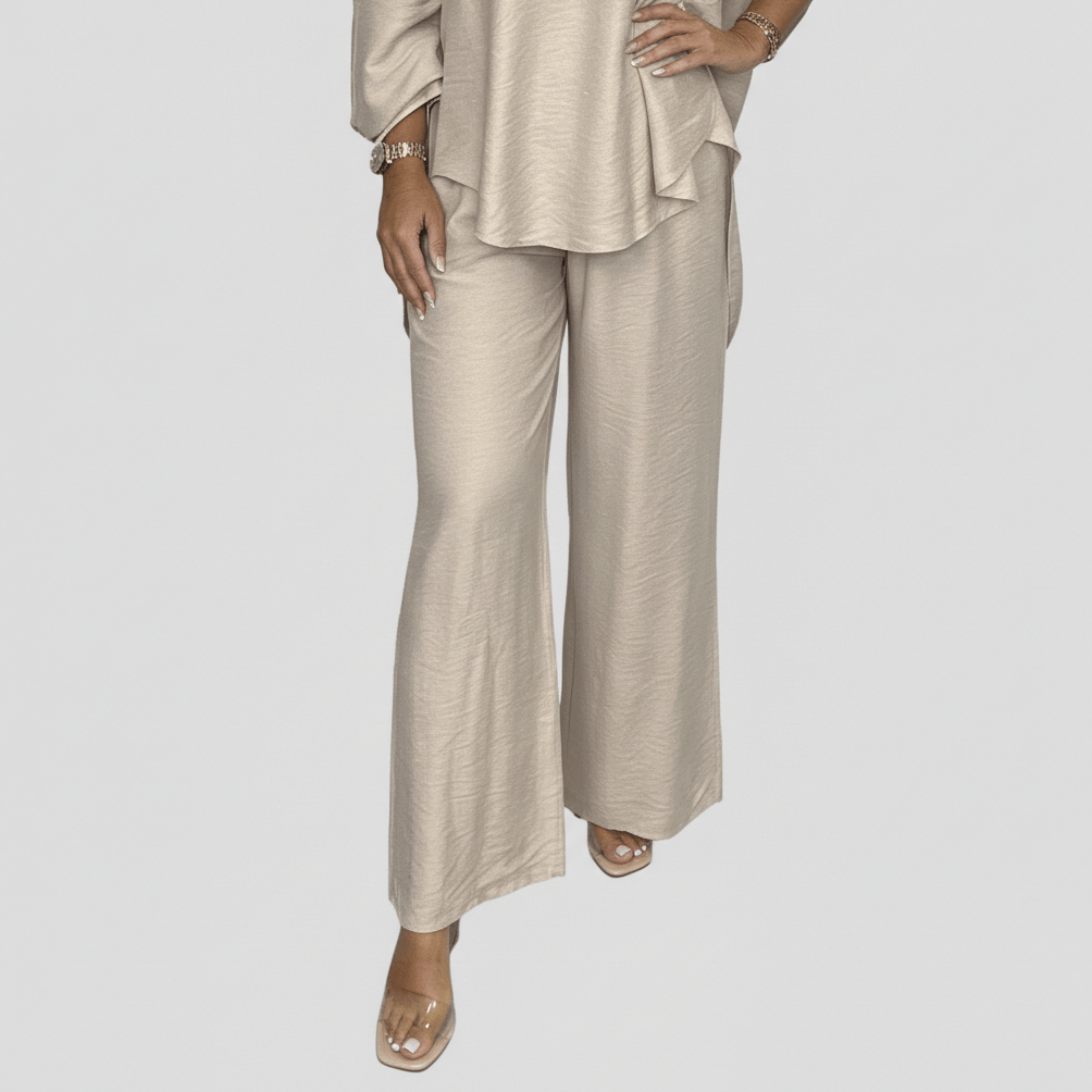 Susannah Two Piece Set Loose Top and Wide Leg Pants