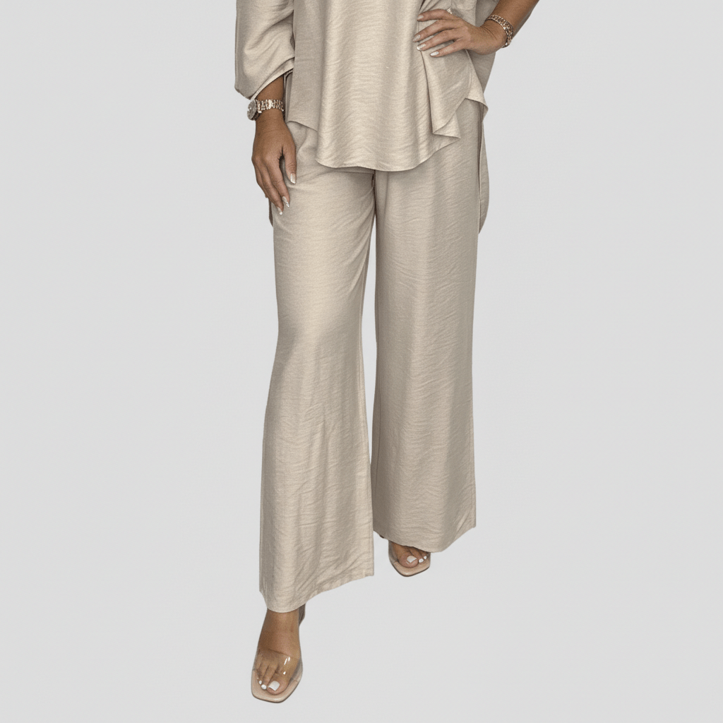 Susannah Two Piece Set Loose Top and Wide Leg Pants