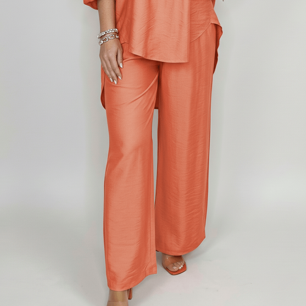 Susannah Two Piece Set Loose Top and Wide Leg Pants