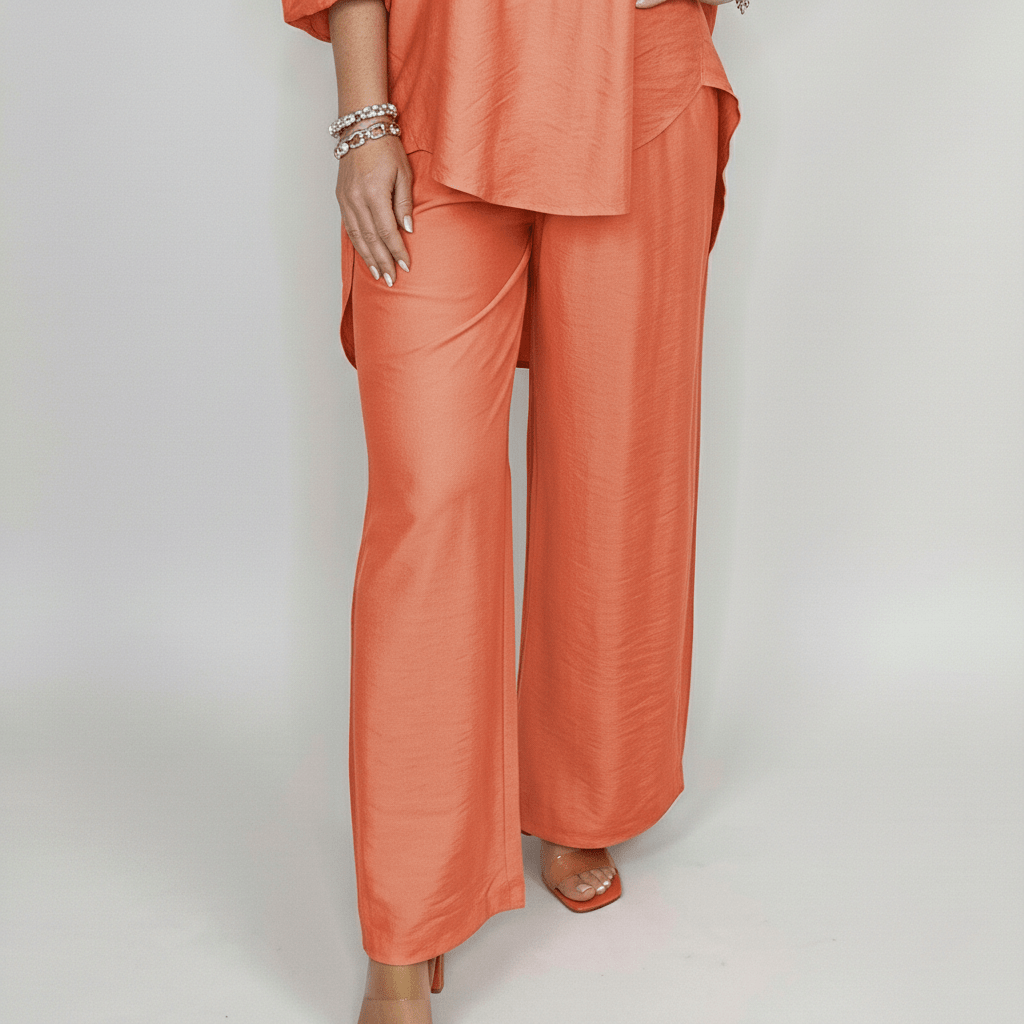 Susannah Two Piece Set Loose Top and Wide Leg Pants