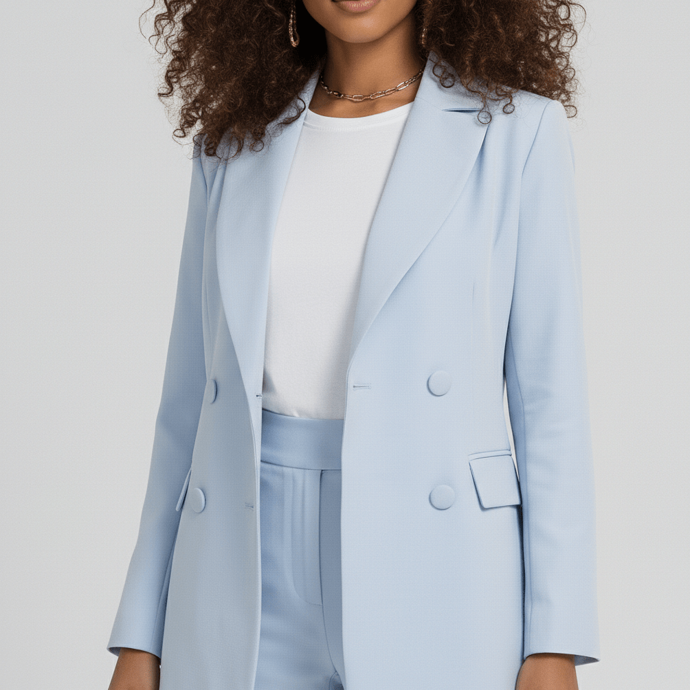 Tracy Two Piece Set Blazer and High Waist Wide Leg Pants