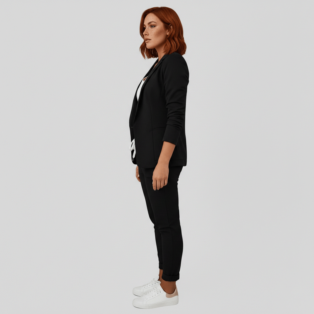 Zoya Two Piece Set Blazer and Jogger Pants for Women