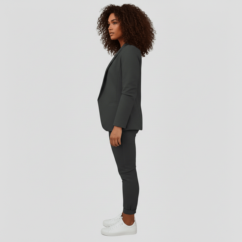 Zoya Two Piece Set Blazer and Jogger Pants for Women