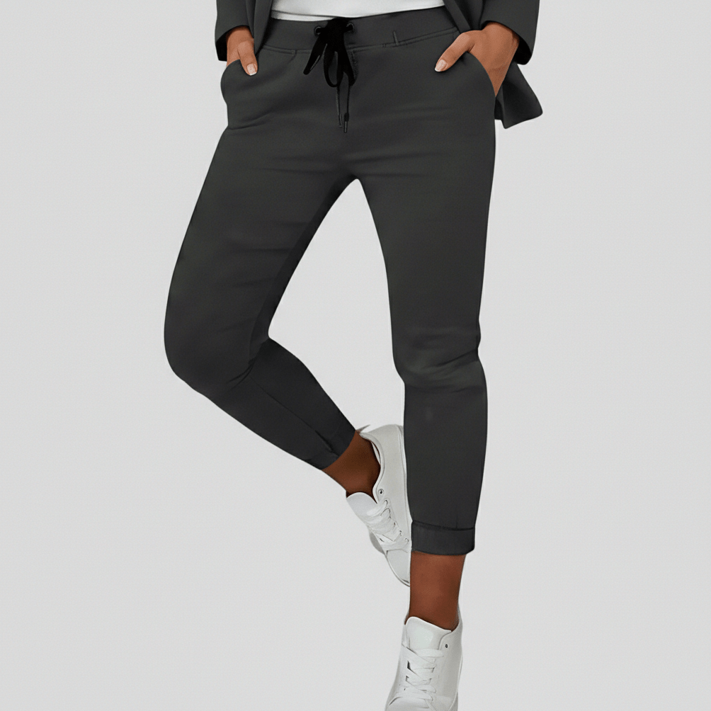 Zoya Two Piece Set Blazer and Jogger Pants for Women