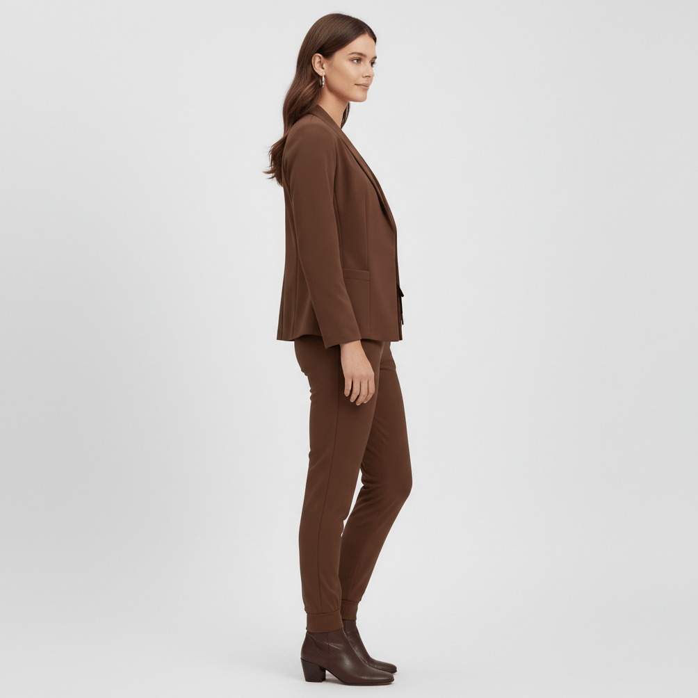 Zoya Two Piece Set Blazer and Jogger Pants for Women
